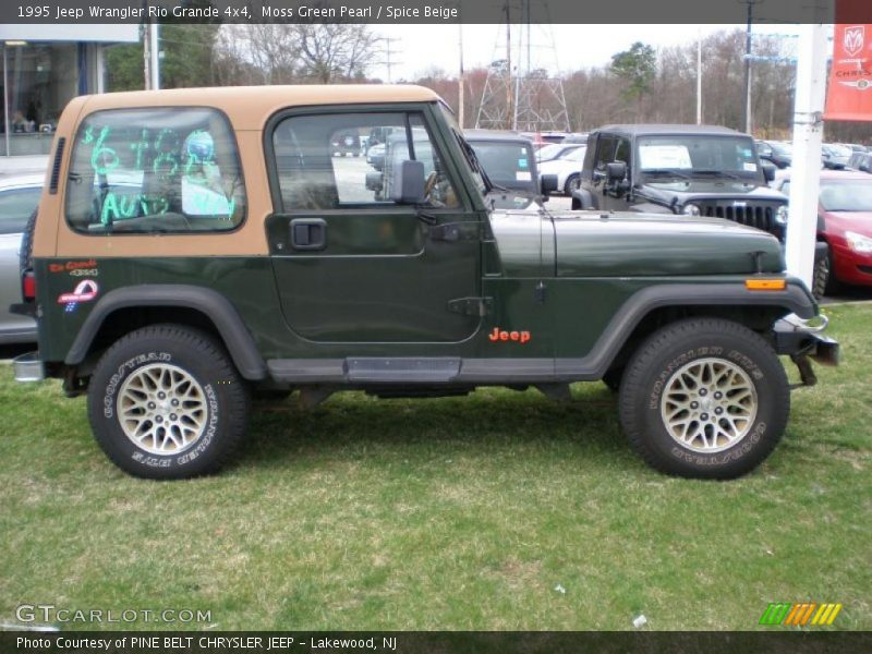  1995 Wrangler Rio Grande 4x4 Moss Green Pearl