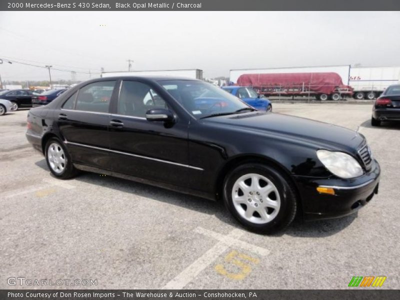 Black Opal Metallic / Charcoal 2000 Mercedes-Benz S 430 Sedan