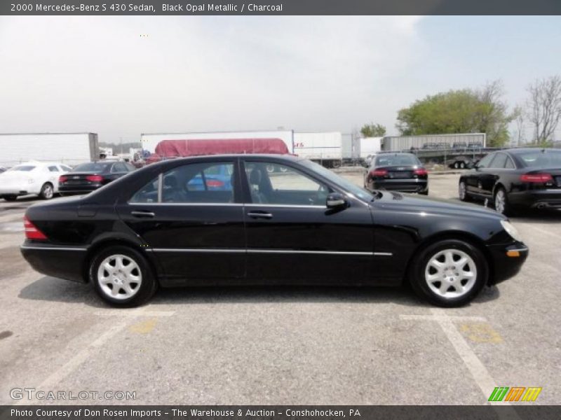 Black Opal Metallic / Charcoal 2000 Mercedes-Benz S 430 Sedan