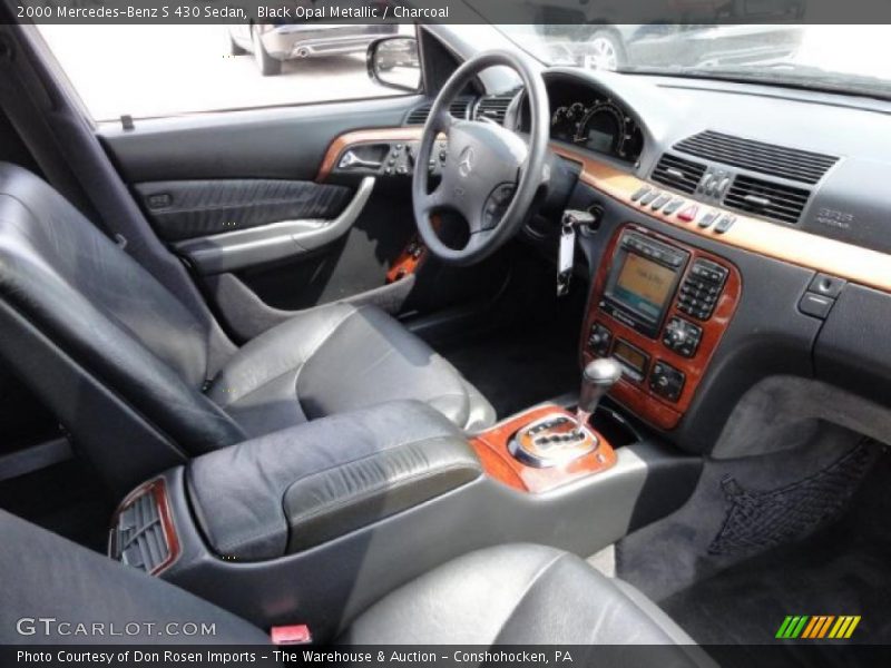 Black Opal Metallic / Charcoal 2000 Mercedes-Benz S 430 Sedan