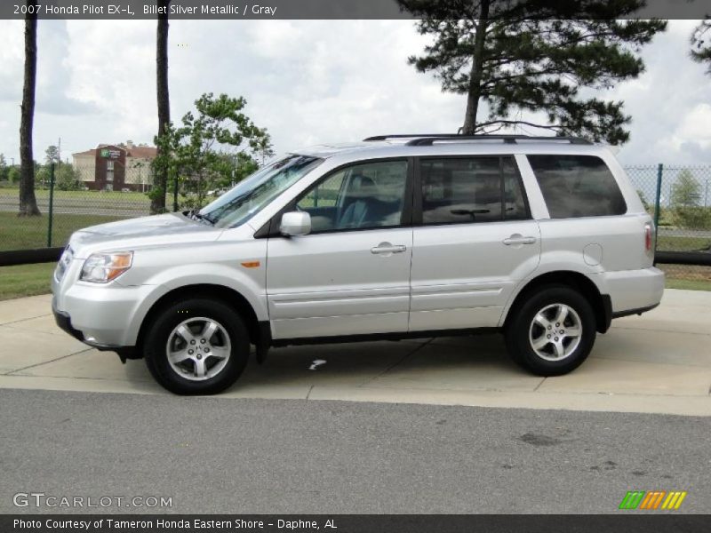 Billet Silver Metallic / Gray 2007 Honda Pilot EX-L
