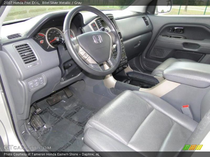  2007 Pilot EX-L Gray Interior