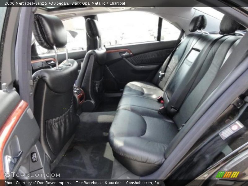 Black Opal Metallic / Charcoal 2000 Mercedes-Benz S 430 Sedan