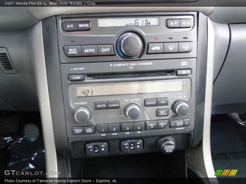 Controls of 2007 Pilot EX-L