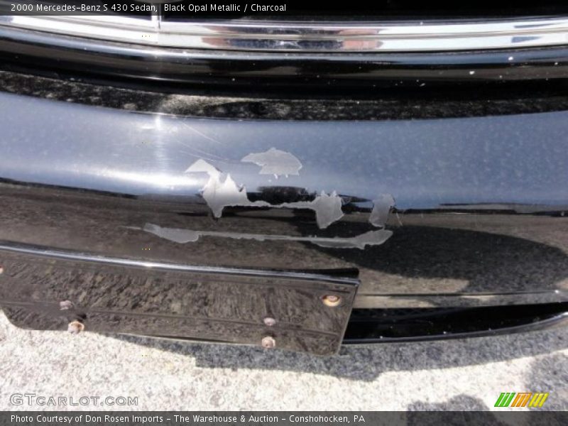 Black Opal Metallic / Charcoal 2000 Mercedes-Benz S 430 Sedan