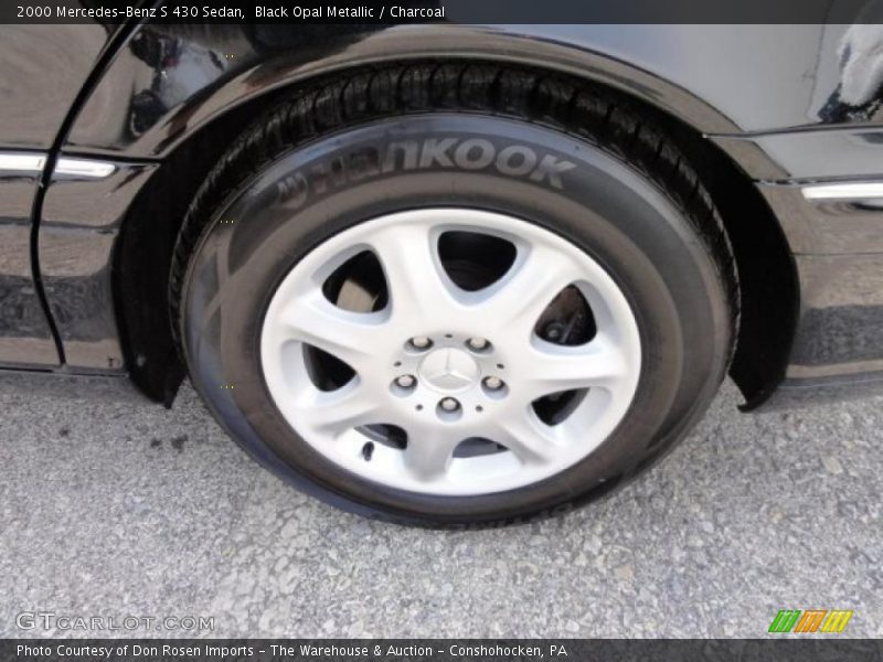 Black Opal Metallic / Charcoal 2000 Mercedes-Benz S 430 Sedan