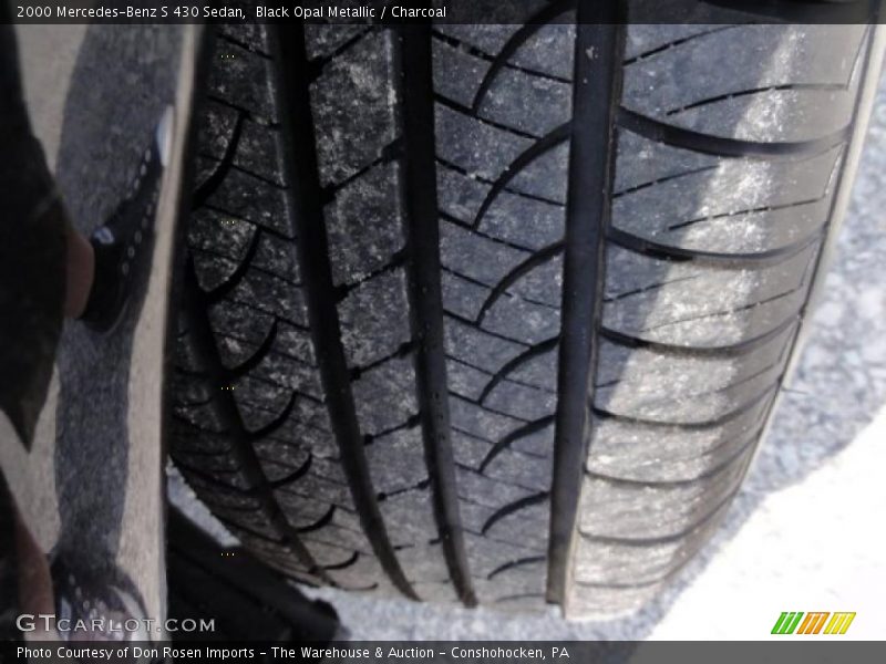 Black Opal Metallic / Charcoal 2000 Mercedes-Benz S 430 Sedan