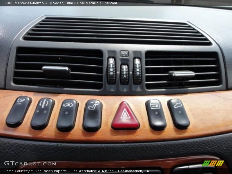 Black Opal Metallic / Charcoal 2000 Mercedes-Benz S 430 Sedan
