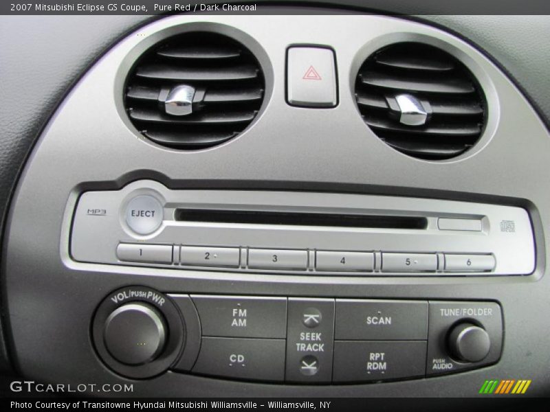 Pure Red / Dark Charcoal 2007 Mitsubishi Eclipse GS Coupe
