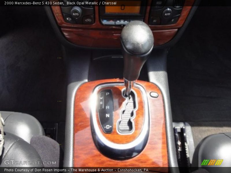 Black Opal Metallic / Charcoal 2000 Mercedes-Benz S 430 Sedan