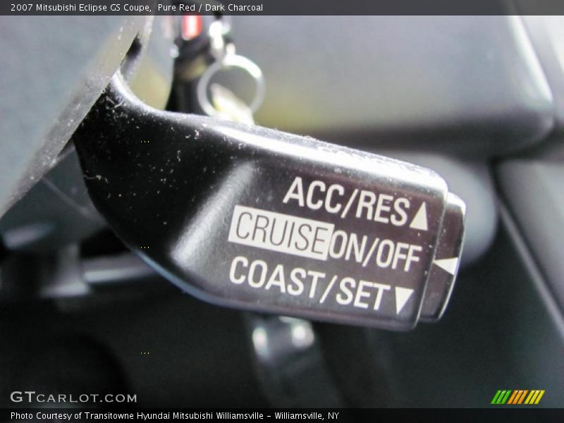Pure Red / Dark Charcoal 2007 Mitsubishi Eclipse GS Coupe