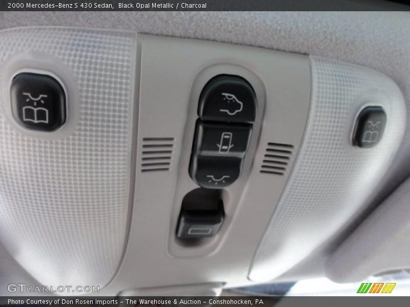Black Opal Metallic / Charcoal 2000 Mercedes-Benz S 430 Sedan