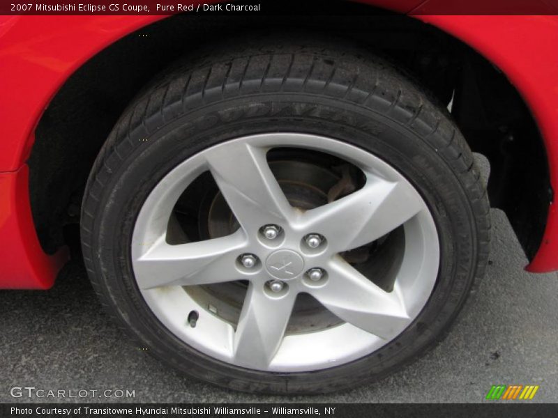 Pure Red / Dark Charcoal 2007 Mitsubishi Eclipse GS Coupe