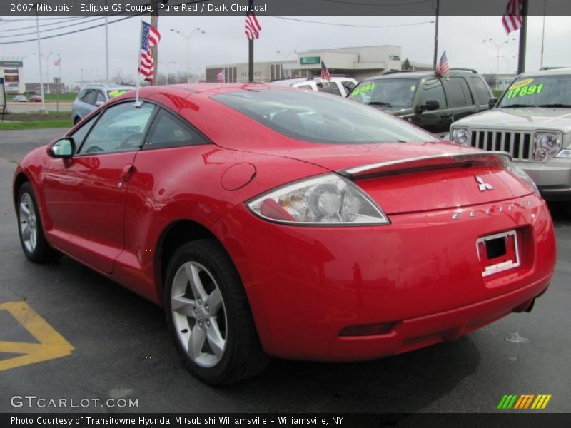 Pure Red / Dark Charcoal 2007 Mitsubishi Eclipse GS Coupe