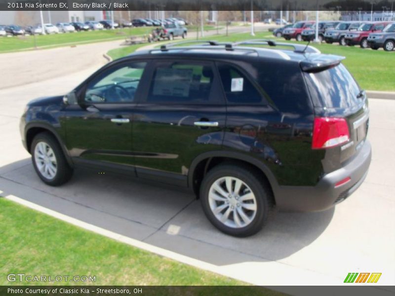 Ebony Black / Black 2011 Kia Sorento EX