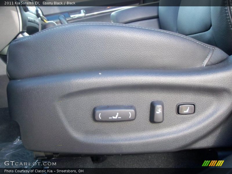 Ebony Black / Black 2011 Kia Sorento EX