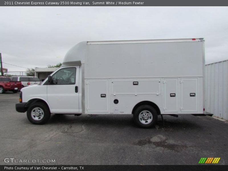 Summit White / Medium Pewter 2011 Chevrolet Express Cutaway 3500 Moving Van