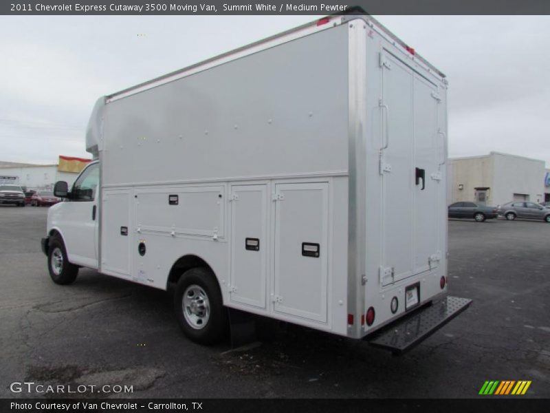 Summit White / Medium Pewter 2011 Chevrolet Express Cutaway 3500 Moving Van