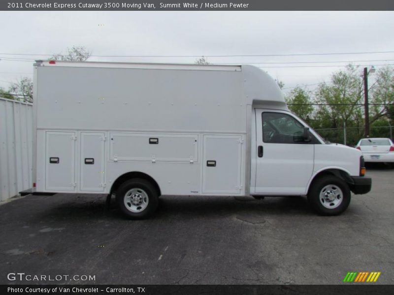 Summit White / Medium Pewter 2011 Chevrolet Express Cutaway 3500 Moving Van