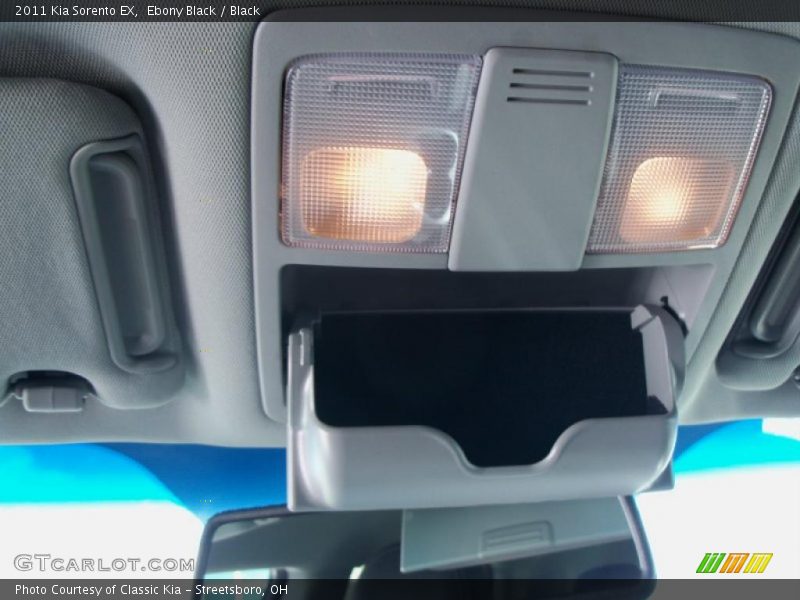 Ebony Black / Black 2011 Kia Sorento EX