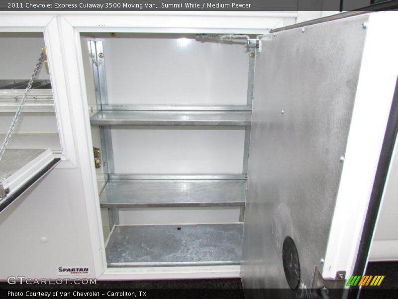 Summit White / Medium Pewter 2011 Chevrolet Express Cutaway 3500 Moving Van