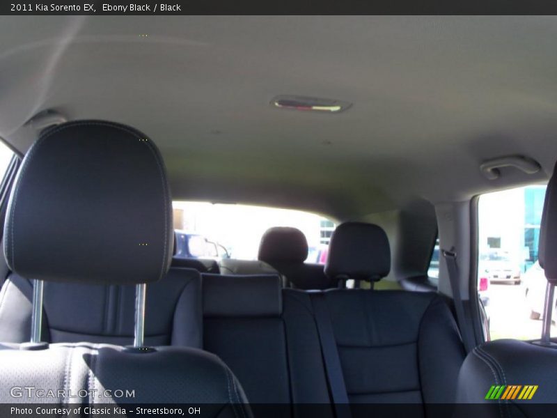Ebony Black / Black 2011 Kia Sorento EX