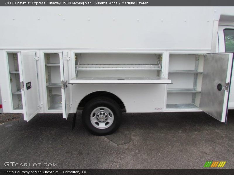 Summit White / Medium Pewter 2011 Chevrolet Express Cutaway 3500 Moving Van