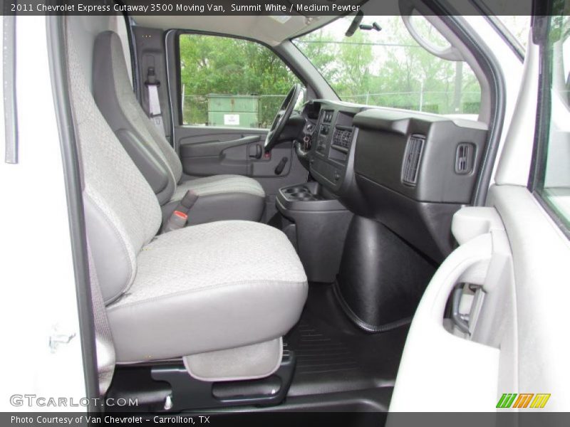 Summit White / Medium Pewter 2011 Chevrolet Express Cutaway 3500 Moving Van