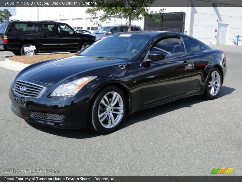 Black Obsidian / Graphite 2008 Infiniti G 37 Coupe