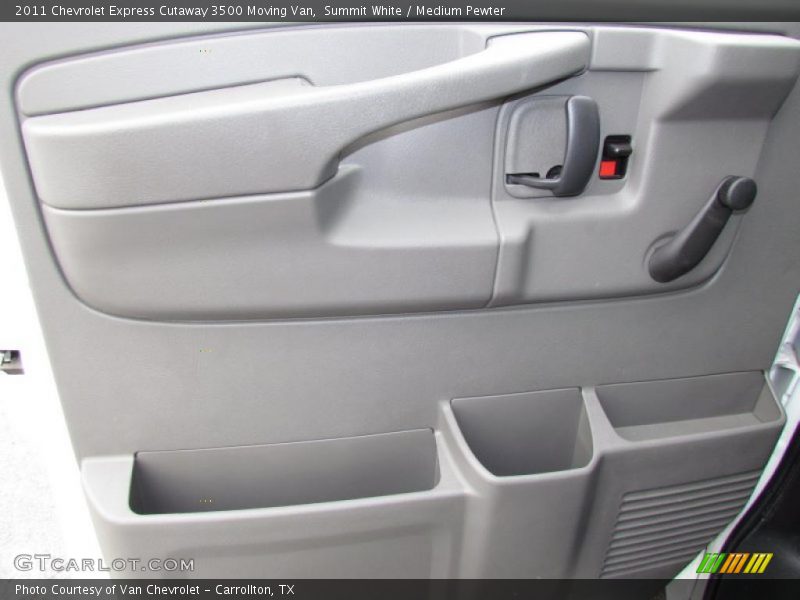 Summit White / Medium Pewter 2011 Chevrolet Express Cutaway 3500 Moving Van