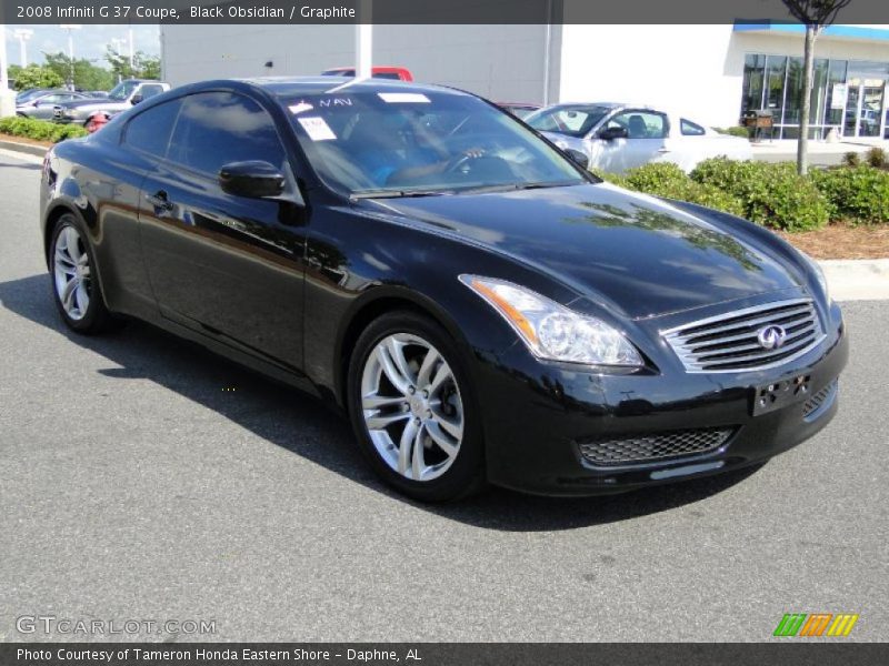 Black Obsidian / Graphite 2008 Infiniti G 37 Coupe