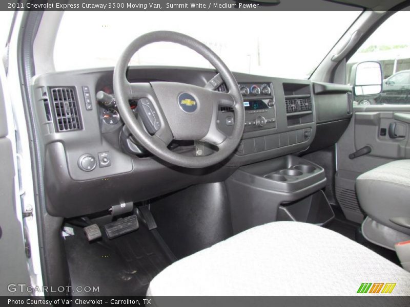 Summit White / Medium Pewter 2011 Chevrolet Express Cutaway 3500 Moving Van