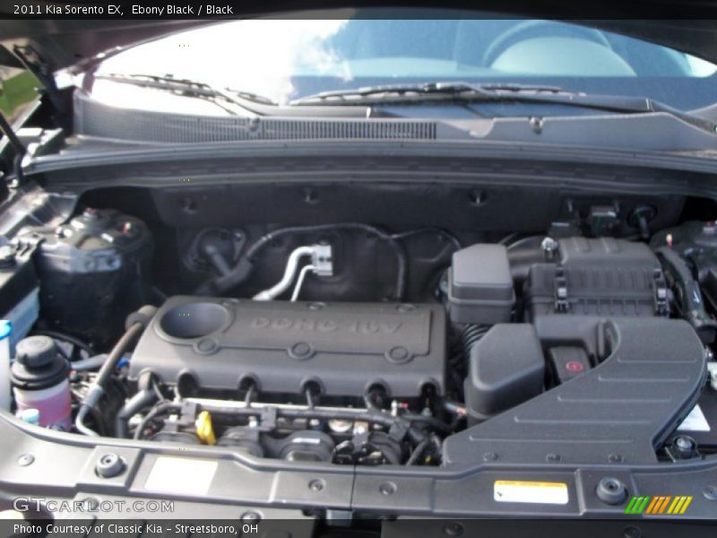 Ebony Black / Black 2011 Kia Sorento EX