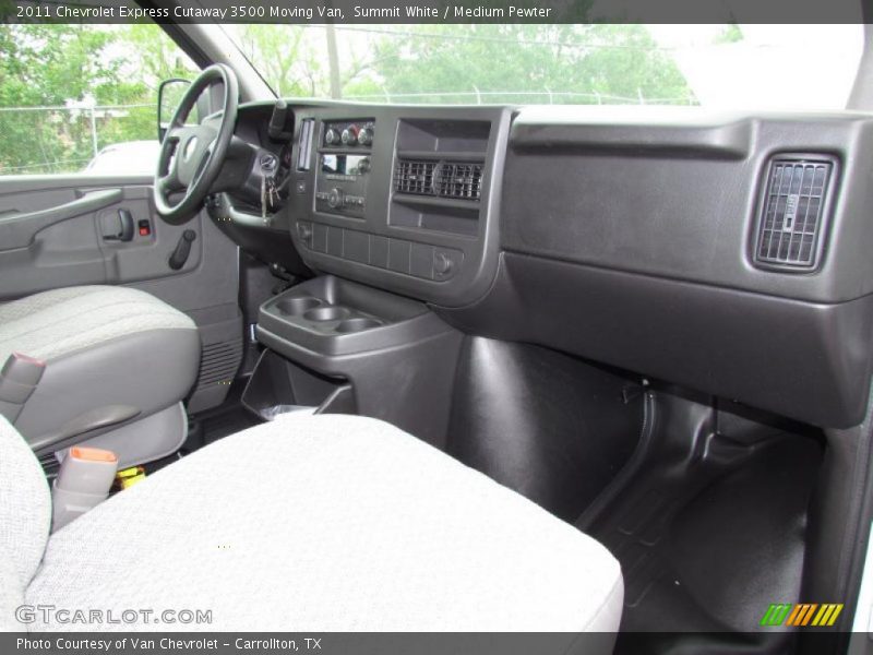Summit White / Medium Pewter 2011 Chevrolet Express Cutaway 3500 Moving Van