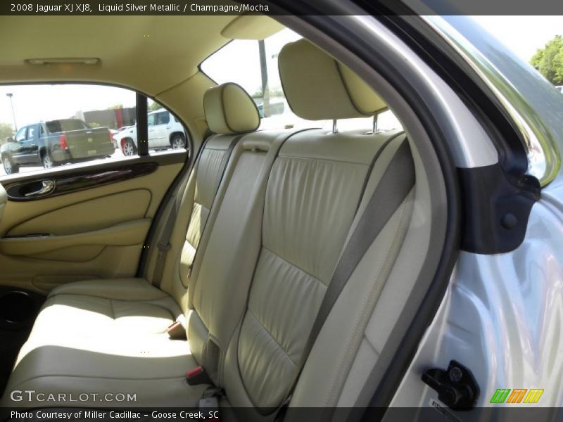 Liquid Silver Metallic / Champagne/Mocha 2008 Jaguar XJ XJ8