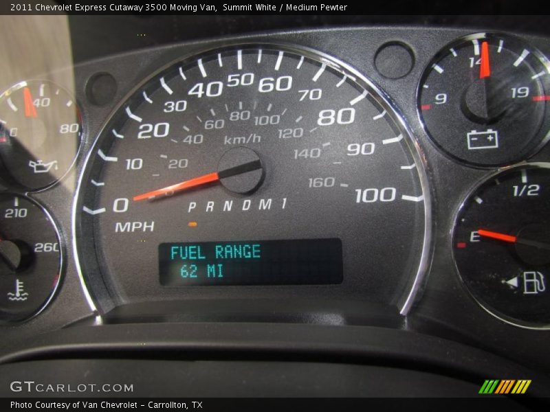 Summit White / Medium Pewter 2011 Chevrolet Express Cutaway 3500 Moving Van