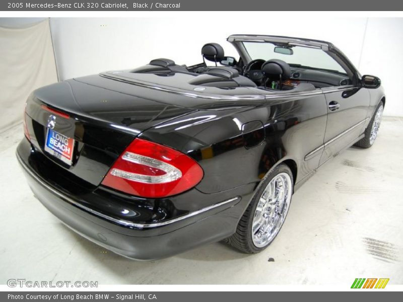 Black / Charcoal 2005 Mercedes-Benz CLK 320 Cabriolet