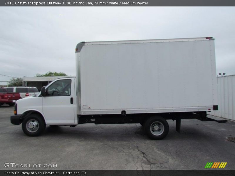 Summit White / Medium Pewter 2011 Chevrolet Express Cutaway 3500 Moving Van