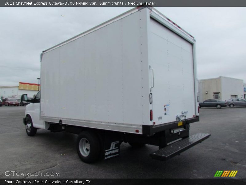 Summit White / Medium Pewter 2011 Chevrolet Express Cutaway 3500 Moving Van