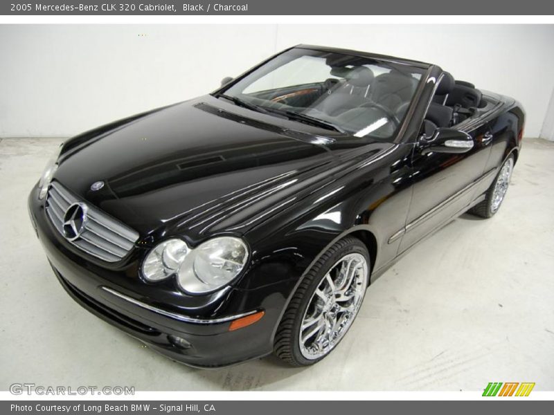 Black / Charcoal 2005 Mercedes-Benz CLK 320 Cabriolet