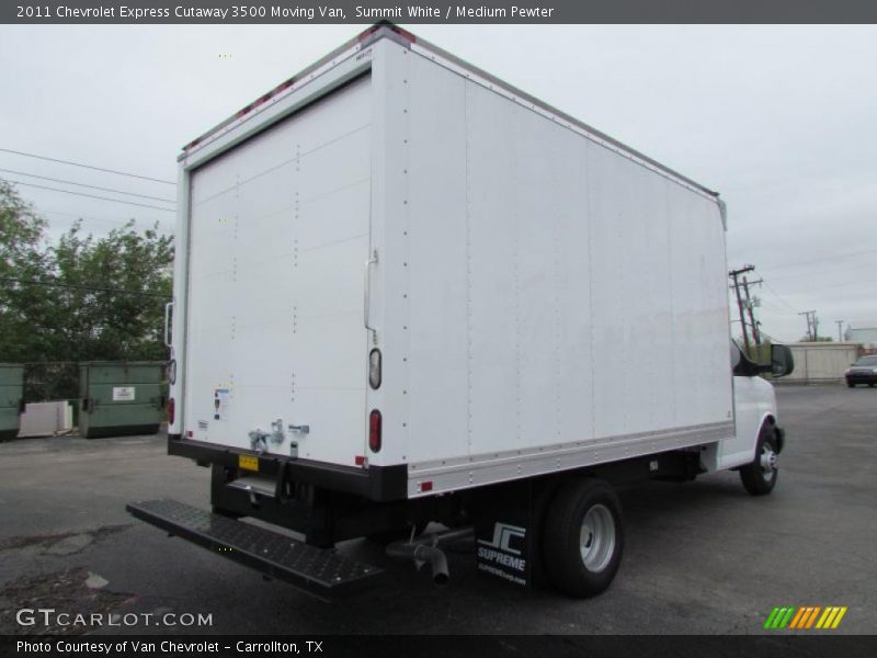 Summit White / Medium Pewter 2011 Chevrolet Express Cutaway 3500 Moving Van
