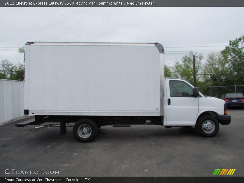 Summit White / Medium Pewter 2011 Chevrolet Express Cutaway 3500 Moving Van