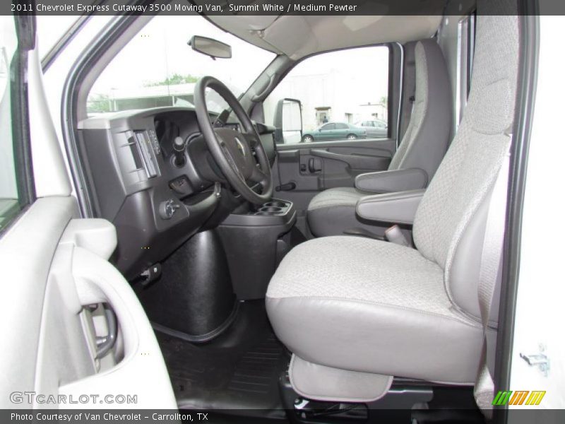 Summit White / Medium Pewter 2011 Chevrolet Express Cutaway 3500 Moving Van