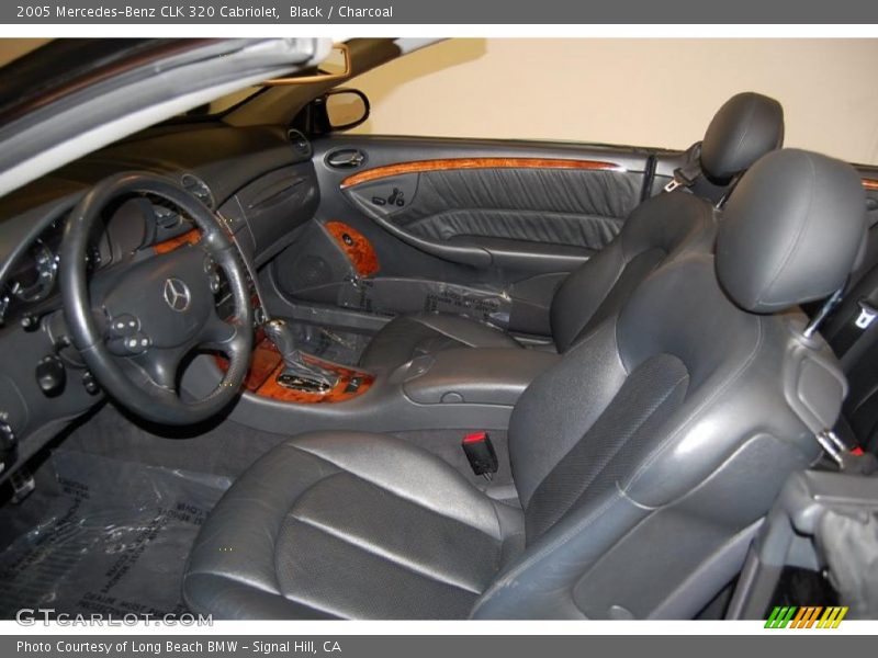  2005 CLK 320 Cabriolet Charcoal Interior