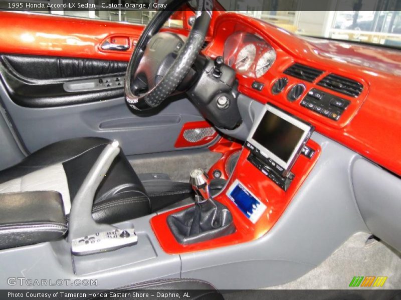 Custom Orange / Gray 1995 Honda Accord LX Sedan