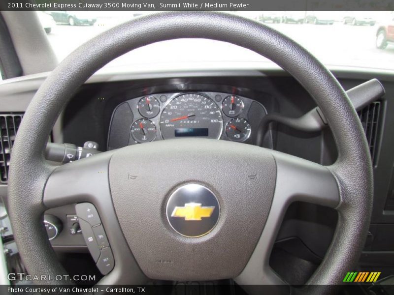 Summit White / Medium Pewter 2011 Chevrolet Express Cutaway 3500 Moving Van