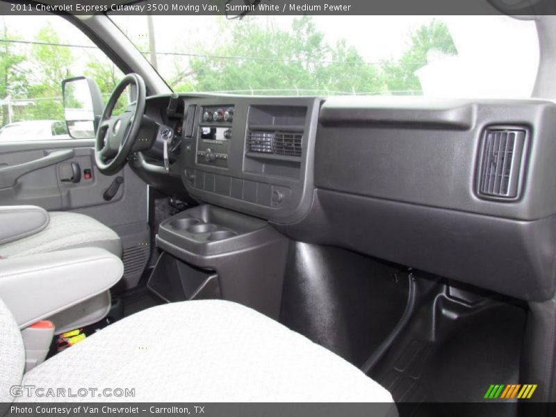 Summit White / Medium Pewter 2011 Chevrolet Express Cutaway 3500 Moving Van