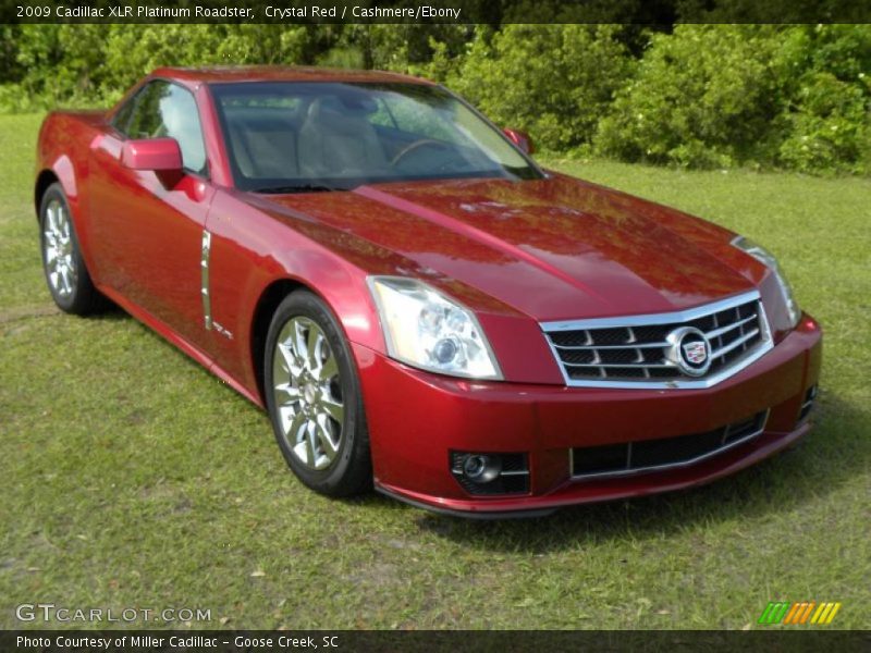 Crystal Red / Cashmere/Ebony 2009 Cadillac XLR Platinum Roadster