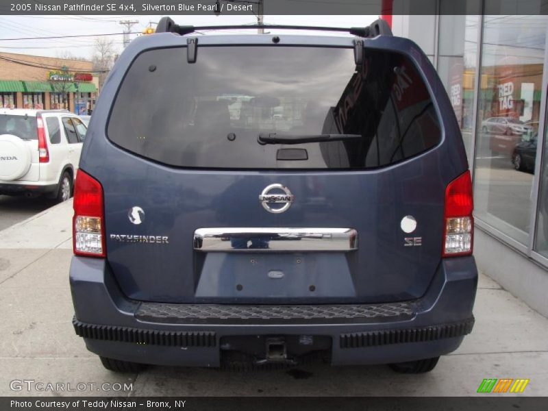 Silverton Blue Pearl / Desert 2005 Nissan Pathfinder SE 4x4