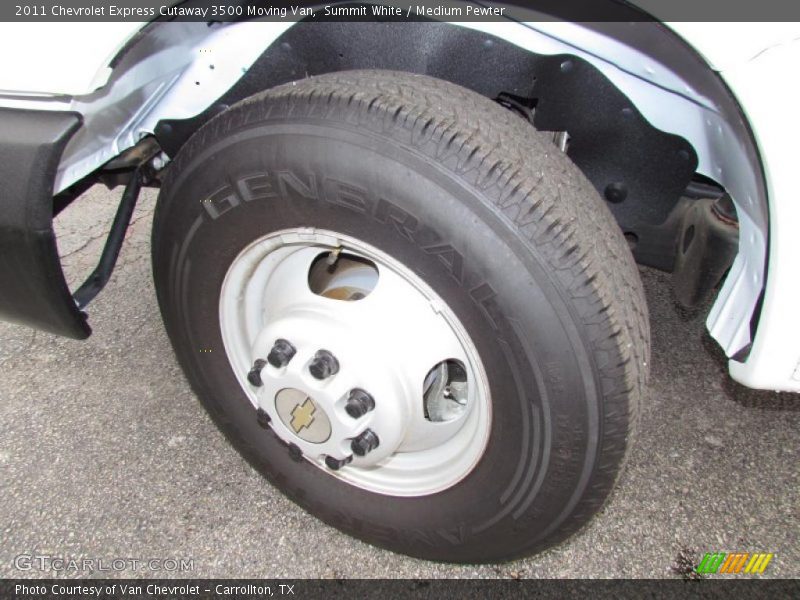Summit White / Medium Pewter 2011 Chevrolet Express Cutaway 3500 Moving Van